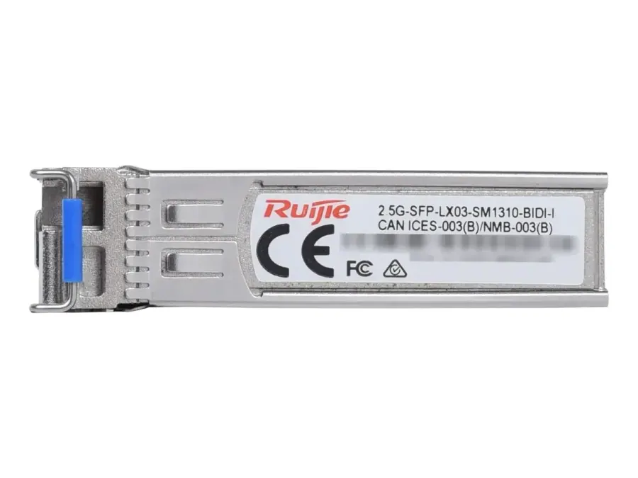 2.5G-SFP-LX03-SM1310-BIDI-I 2.5G BiDi SFP 1310nm-TX/1550nm-RX 3-km DOM Simplex LC SMF Transceiver Module