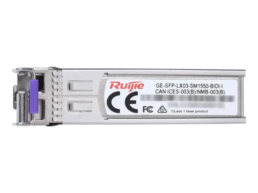 GE-SFP-LX03-SM1550-BIDI-I 1000BASE-LX SFP 1550nm-TX/1310nm-RX 3-km DDM Simplex LC SMF Transceiver Module