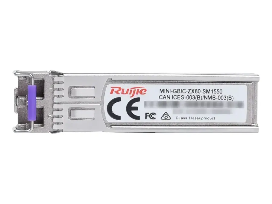 MINI-GBIC-ZX80-SM1550 1000BASE-SX SFP 1550-nm 80-km DDM Duplex LC SMF Optical Transceiver Module
