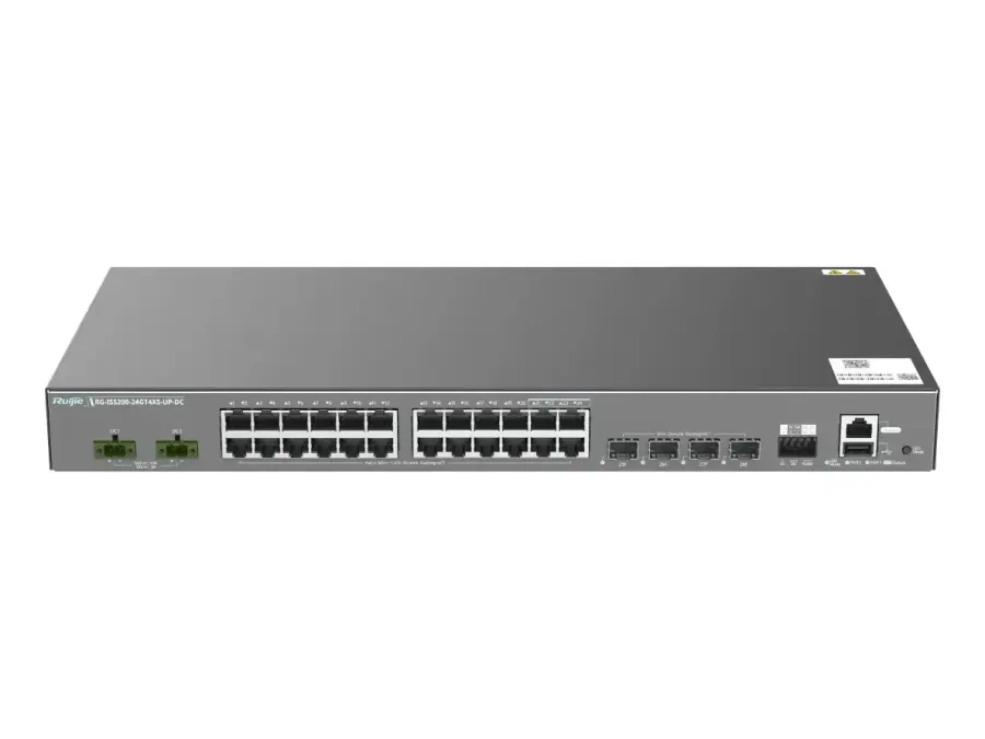 RG-IS5200-24GT4XS-UP-DC Industrial Ethernet Switch