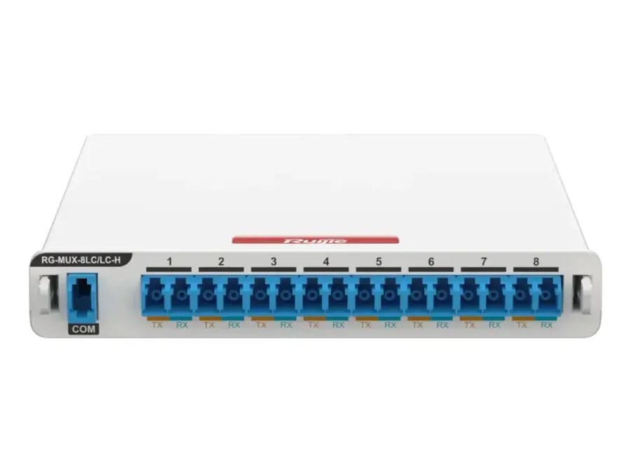 RG-MUX-8LC/LC-H Ethernet All-Optical Modular 8-Port Transparent Distribution Device Used with Splitters