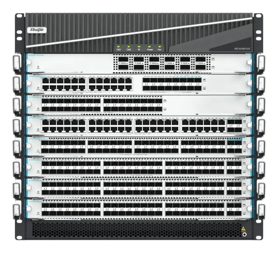 RG-N18010-E High-density Large-buffer Core Switch for Cloud Architecture Network