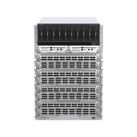 RG-N18010-XH Next Generation Data Center Network High-Density Centralized Modular Core Switch with 100GE/400GE Line Cards and Eight Service Slots