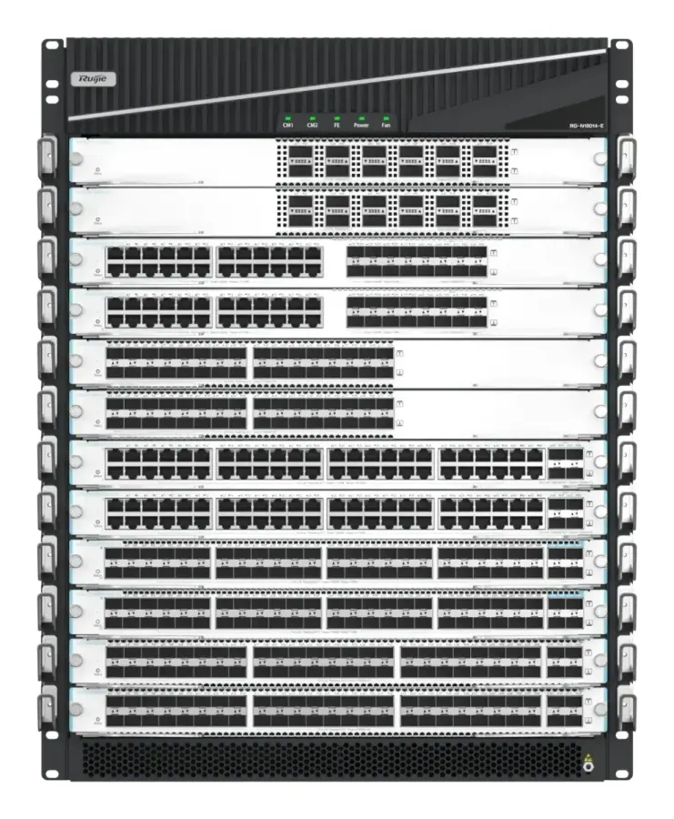 RG-N18014-E High-density Large-buffer Core Switch for Cloud Architecture Network
