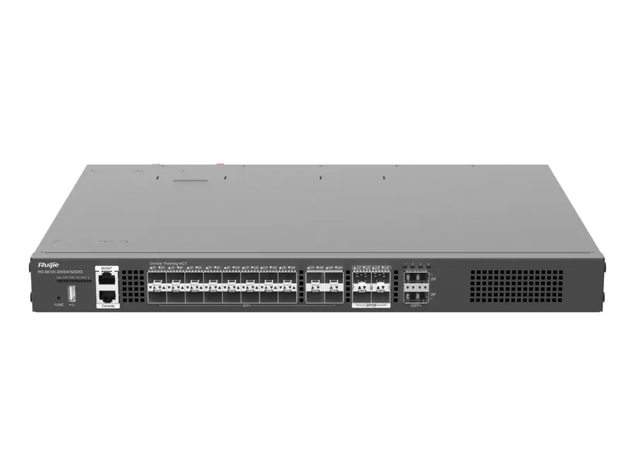 RG-S6120-20XS4VS2QXS 20-Port 10GE Layer 3 Managed Core and Aggregation Switch