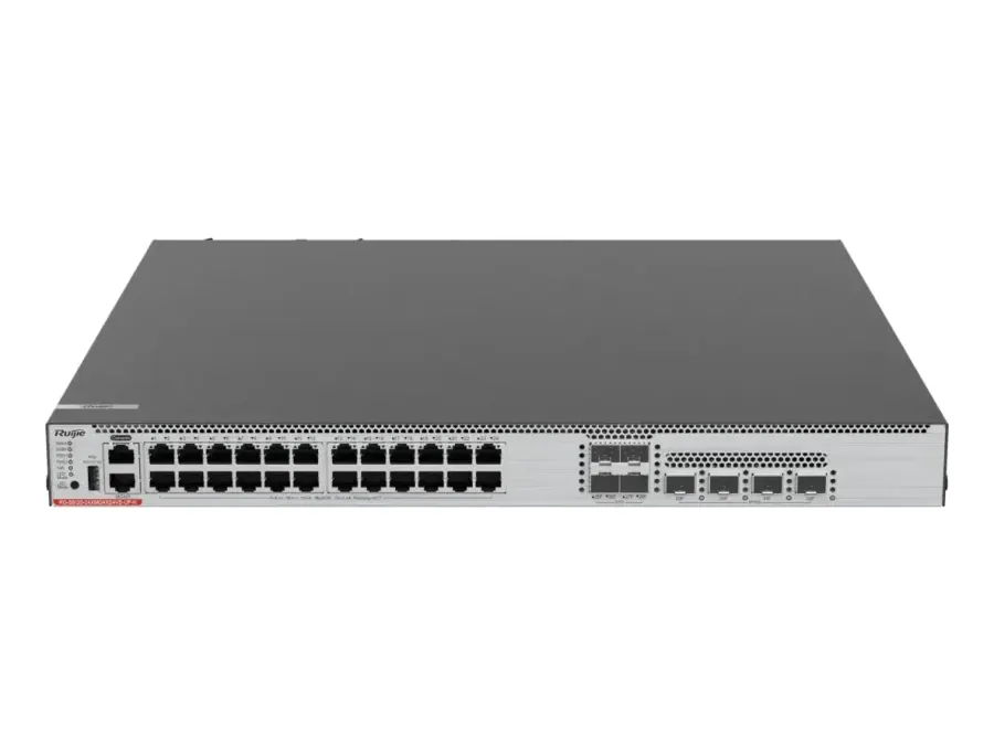 RG-S6120-24XMG4XS4VS-UP-H 24-Port 10GE Managed Multi-GE Access Switches with 25GE Uplink Ports